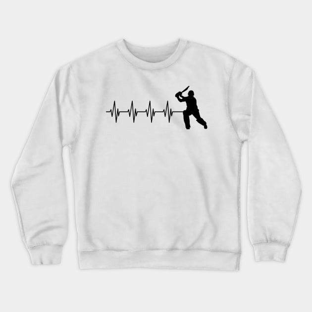 Cricket Heartbeat Crewneck Sweatshirt by KC Happy Shop